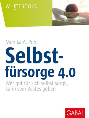 cover image of Selbstfürsorge 4.0